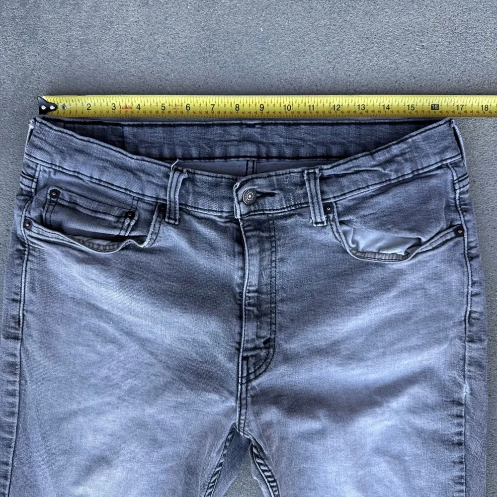 Levi's 514 36x34 Straight‎ Fit Jeans Men's Grey
